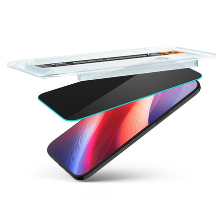 Spigen GLAS.TR EZ FIT Privacy 2-Pack - Tempered Glass with Privacy Filter for iPhone Air