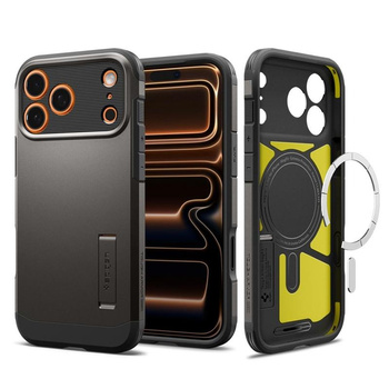 ETUI DO IPHONE 17 PRO MAX do MAGSAFE SPIGEN ARMOR ORYGINALNE SZARE CASE