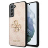 Guess 4G Großes Metall-Logo - Samsung Galaxy S21 FE Tasche (rosa)