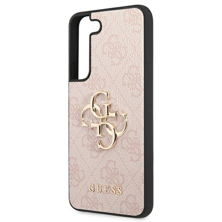 Guess 4G Großes Metall-Logo - Samsung Galaxy S22 Tasche (rosa)