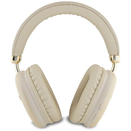SŁUCHAWKI BEZPRZEWODOWE GUESS NAUSZNE, z Mikrofonem, Bluetooth V5.3, Złote