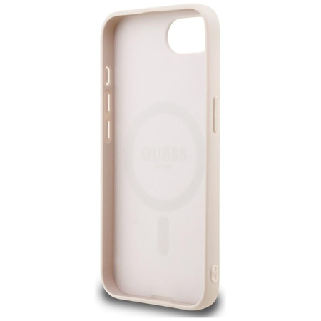 Guess 4G Small 4G et Classic MagSafe - étui pour iPhone 16e (rose)