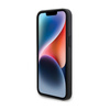 BMW bőr gyémántmintás - iPhone 15 Pro Max tok (fekete)