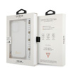 Guess White Pearl Strap - iPhone 13 Pro Tasche (Transparent)