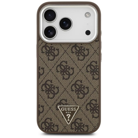 Guess 4G Triangle Logo MagSafe - Case iPhone 17 Pro (brown)