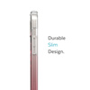 Speck Presidio Perfect-Clear + Ombre + MagSafe - Case for iPhone 15 Plus / 14 Plus with MICROBAN coating (Clear / Vintage Rose Fade)