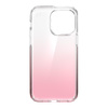 Speck Presidio Perfect-Clear + Ombre - iPhone 14 Pro Max Hülle mit MICROBAN Beschichtung (Klar / Vintage Rose Fade)