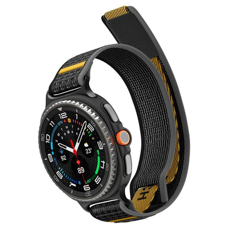 CZARNY PASEK SPIGEN DO GALAXY WATCH 8 | 8 Classic 40 | 44 | 46, Oddychający