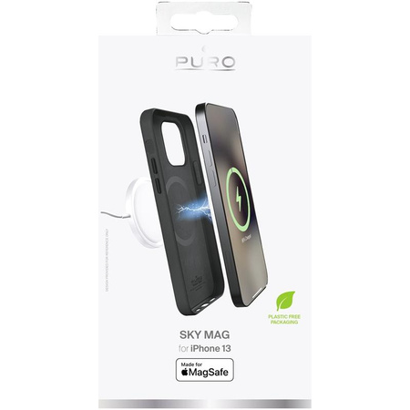 PURO SKYMAG - iPhone 13 Tasche für MagSafe (schwarz)