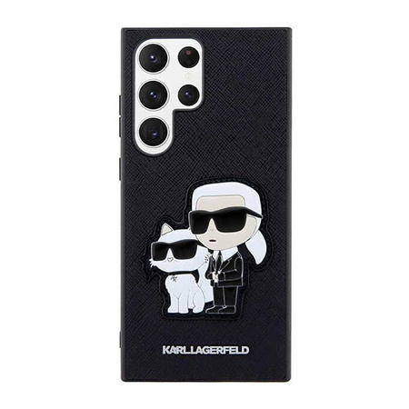 Karl Lagerfeld NFT Saffiano Karl & Choupette - Etui Samsung Galaxy S23 Ultra (czarny)