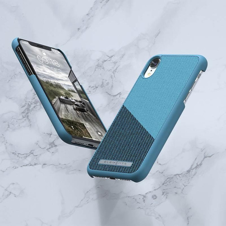 Nordic Elements Saeson Freja - Materiálové pouzdro pro iPhone XR (Petrol)