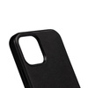 Crong Essential Cover - iPhone 12 Pro Max Faux Leather Case (Black)