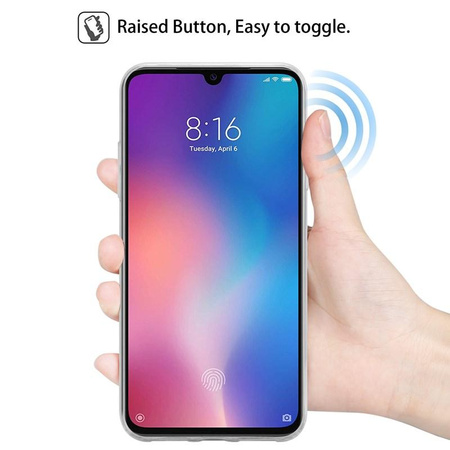 Crong Crystal Slim Cover - Etui Xiaomi Mi 9 (przezroczysty)