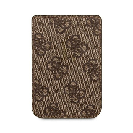 Guess Wallet Card Slot MagSafe 4G - Magnetická peněženka (hnědý)