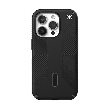 Speck Presidio2 Grip ClickLock & Magsafe - iPhone 15 Pro Tasche (Schwarz / Schiefergrau / Weiß)