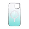 Speck Presidio Perfect-Clear + Ombre + MagSafe - Etui iPhone 13 z powłoką MICROBAN (Clear/Fantasy Teal Fade)