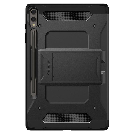 Spigen Tough Armor Pro - Gehäuse für Samsung Galaxy Tab S9+ 12.4" (Schwarz)