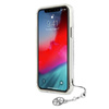 Guess 4G Big Logo Charm - pouzdro pro iPhone 11 (stříbrné přívěsky)