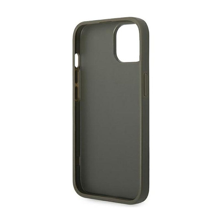 Guess Glitter Flakes Metal Logo Case - iPhone 14 Plus (vert)