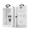 Karl Lagerfeld Iconic Karl - iPhone 11 Pro Max Tasche (Silber Glitter)