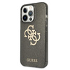 Guess Glitter 4G Big Logo - iPhone 13 Pro Max Tasche (schwarz)