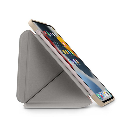Moshi VersaCover - Étui en origami pour iPad mini 6 (2021) avec chargement de l'Apple Pencil (Rose Sakura)
