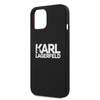 Karl Lagerfeld Silicone Stack Logo - Coque iPhone 13 (noir)