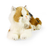 Plush Realistic Calico Cat Mascot 30 cm Eco-Friendly Rappa