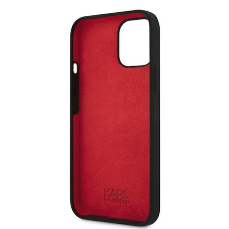 Karl Lagerfeld Silicone Stack Logo - iPhone 13 Case (black)