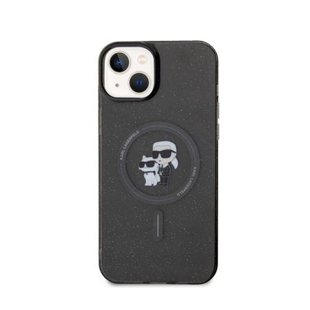 Karl Lagerfeld Karl & Choupette Glitter Magsafe - iPhone 15 Plus Case (black)