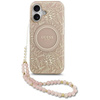 Guess IML Flowers Electro Pearl Strap MagSafe - Case iPhone 17 (pink)