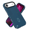 Speck Presidio2 Grip ClickLock & MagSafe - iPhone Air Case (Deep Sea / Silver Metallic / Spell Blue)