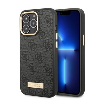 Guess 4G Logólemez MagSafe - iPhone 14 Pro tok (fekete)