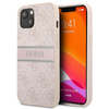 Guess 4G Printed Stripe - Coque pour iPhone 13 Mini (rose)
