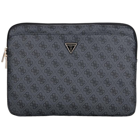 Guess 4G Zipper Pocket Triangle Logo Sleeve – Pouzdro na notebook 14" (černé)