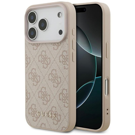 ETUI DO IPHONE 17 PRO RÓŻOWE GUESS CLASSIC ORYGINALNE ELEGANCKIE CASE