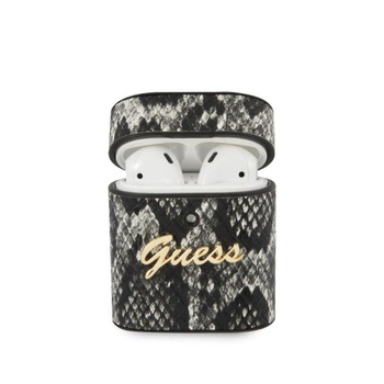 Guess Python Collection - pouzdro na Airpods (černé)