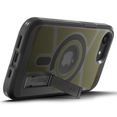 Spigen Tough Armor MagSafe - tok iPhone 16e készülékhez (Frost Black)