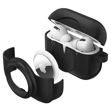 Spigen Tag Armor Duo - Étui pour Apple Airpods Pro 1 / 2 / AirTag (Noir)