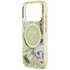 ETUI DO IPHONE 17 PRO do MAGSAFE GUESS ZIELONE ORYGINALNE ELEGANCKIE KWIATY