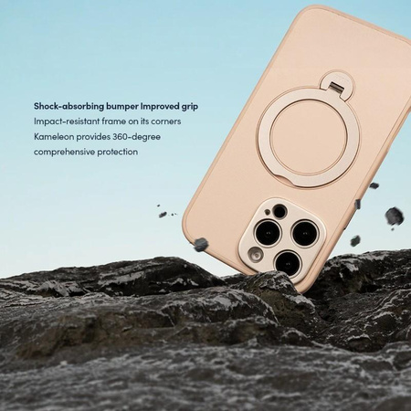 Moshi Chameleon MagSafe - iPhone 16 Pro tok állvány funkcióval (éjkék)