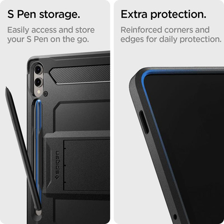 Spigen Tough Armor Pro - pouzdro pro Samsung Galaxy Tab S9+ 12,4" (černé)