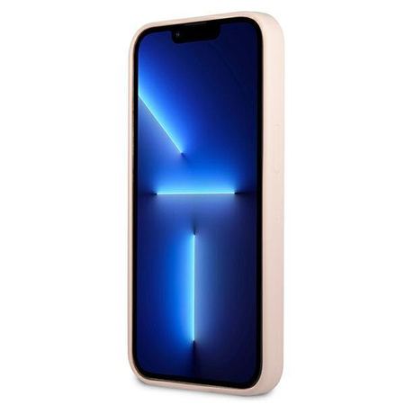 Guess Silicone Triangle Logo - pouzdro pro iPhone 13 (černé)