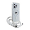 Karl Lagerfeld Crossbody IML Karl Head MagSafe - iPhone 15 Pro Max Case (Transparent)