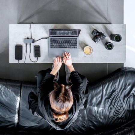 Green Cell - Dockingstation HUB USB-C HDMI 4K DEX SD & MicroSD Kartensteckplatz USB 3.1