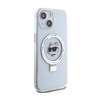 Karl Lagerfeld Ring Stand Choupette Head MagSafe - iPhone 15 tok (fehér)