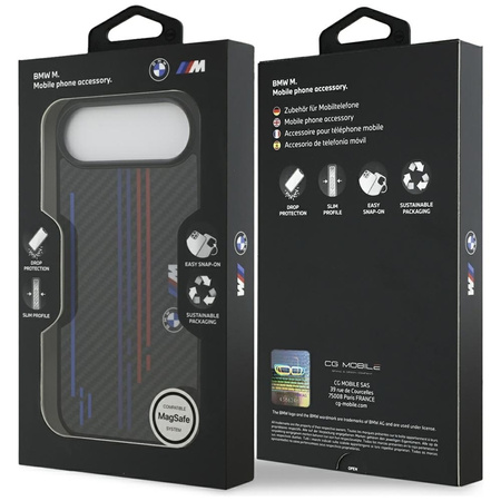 BMW M Kevlar Lines & Logo MagSafe – Kryt iPhone Air (černý)