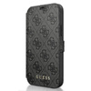Guess Booktype 4G Charms Collection - Etui iPhone 12 mini z kieszeniami na karty (szary)