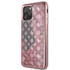 Guess 4G Peony Liquid Glitter - iPhone 11 Pro Max Tasche (rosa)