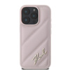 Karl Lagerfeld Quilted Signature - Case for iPhone 16 Pro (pink)